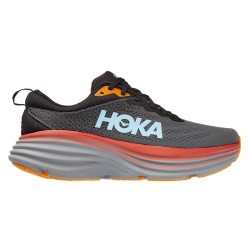 Hoka Bondi 8 Ανδρικά Αθλητικά Παπούτσια Running Γκρι